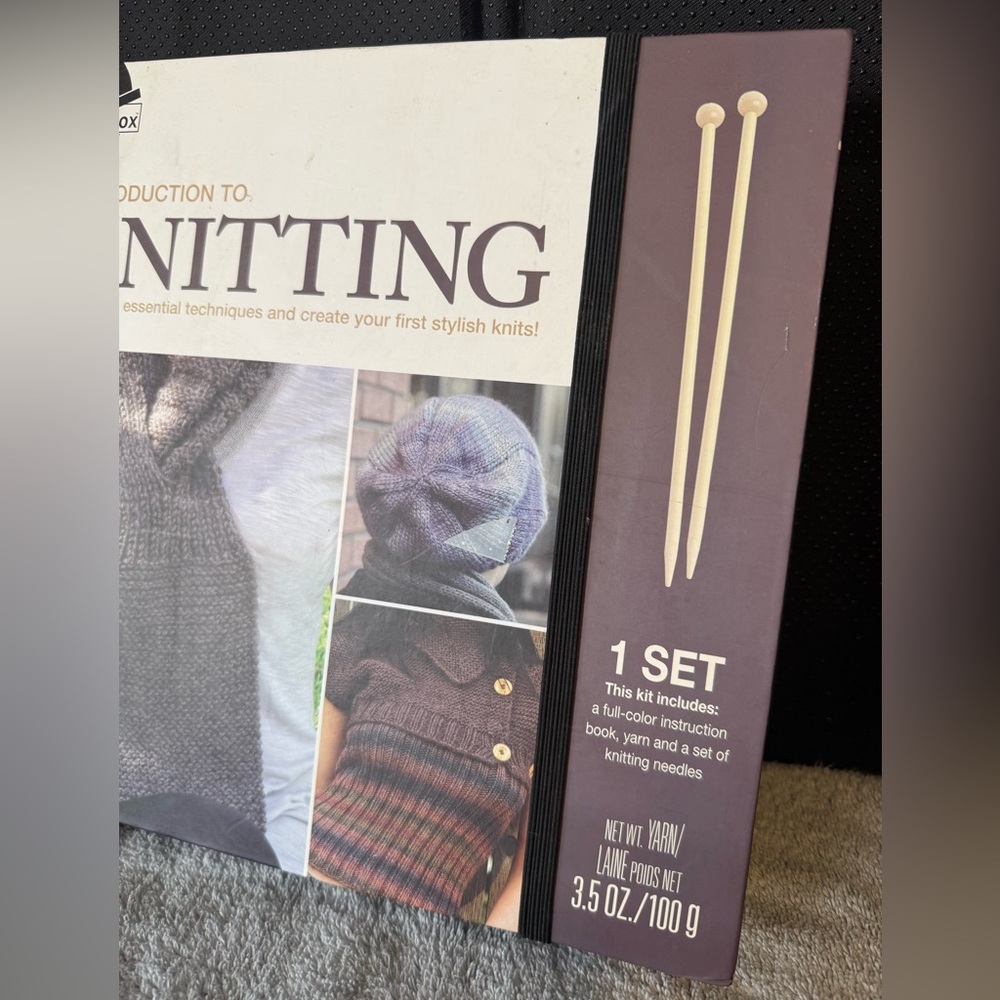Spice Box, Introduction to Knitting Kit, Craft Project, For Beginners. - Picture 13 of 13